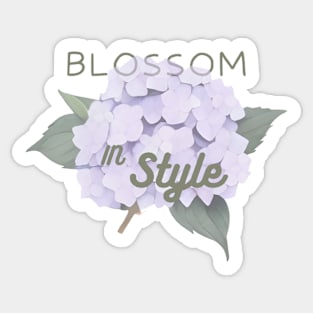 Blossom in Style Sticker